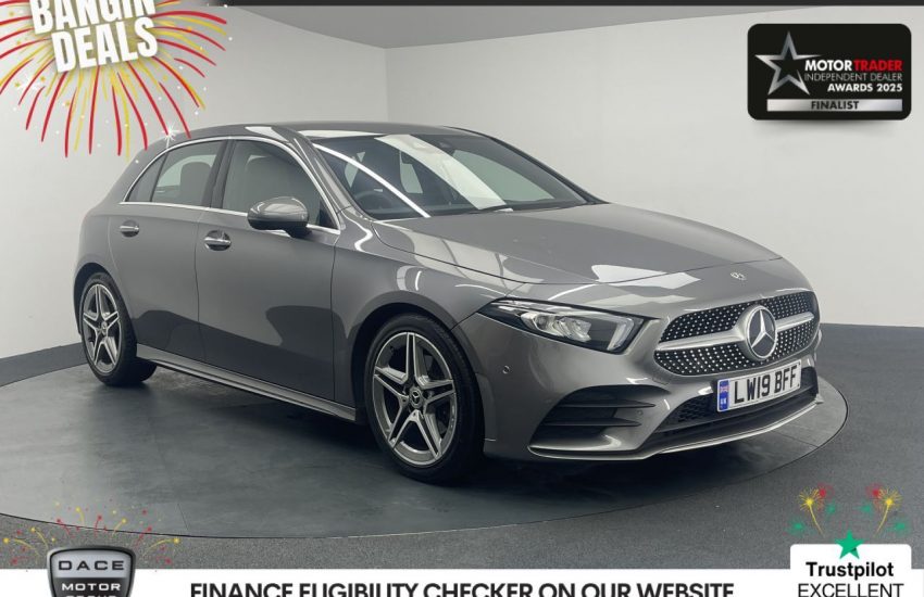 Used 2019 GREY MERCEDES-BENZ A-CLASS for sale in Manchester