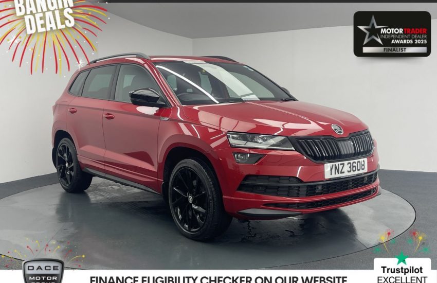 Used 2019 RED SKODA KAROQ for sale in Manchester