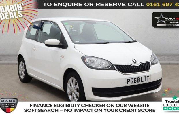Used 2019 WHITE SKODA CITIGO for sale in Manchester