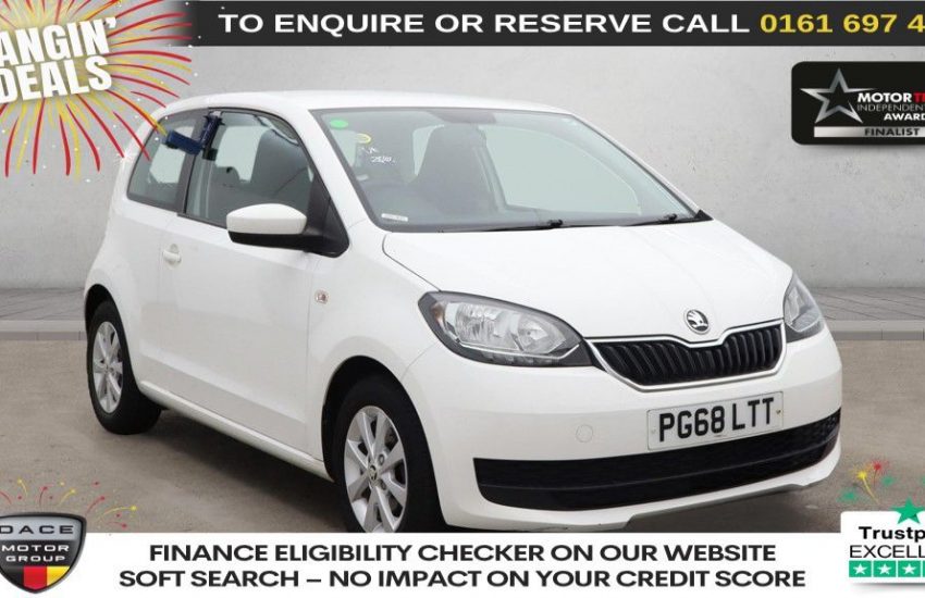 Used 2019 WHITE SKODA CITIGO for sale in Manchester
