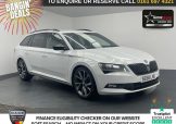 Used 2019 WHITE SKODA SUPERB for sale in Manchester