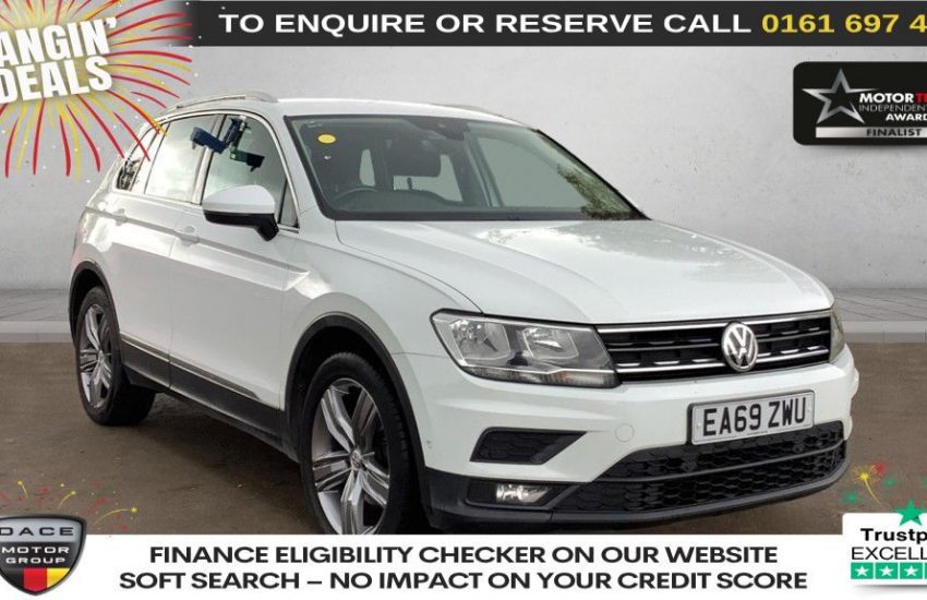 Used 2019 WHITE VOLKSWAGEN TIGUAN for sale in Manchester
