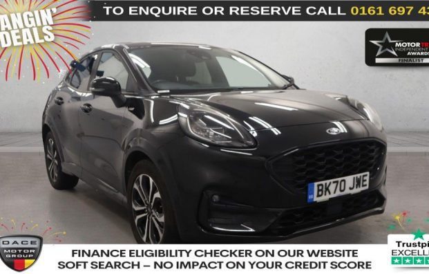 Used 2020 BLACK FORD PUMA for sale in Manchester
