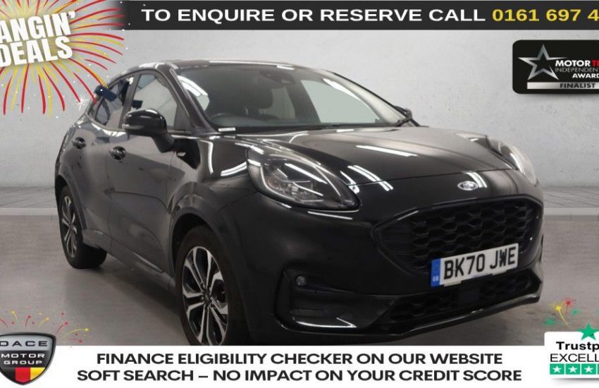 Used 2020 BLACK FORD PUMA for sale in Manchester