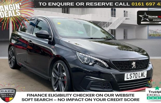 Used 2020 BLACK PEUGEOT 308 for sale in Manchester
