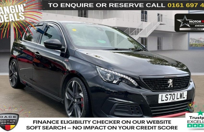 Used 2020 BLACK PEUGEOT 308 for sale in Manchester