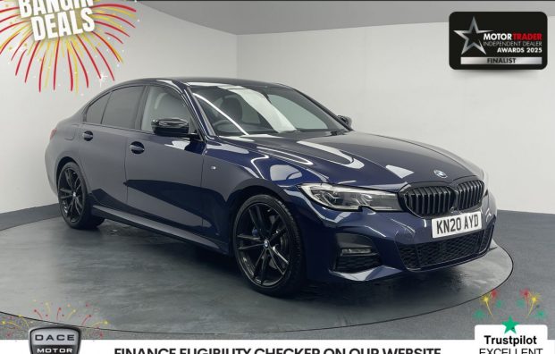 Used 2020 BLUE BMW 3 SERIES for sale in Manchester
