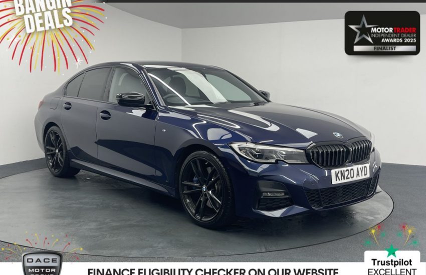 Used 2020 BLUE BMW 3 SERIES for sale in Manchester