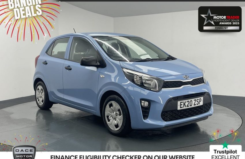 Used 2020 BLUE KIA PICANTO for sale in Manchester