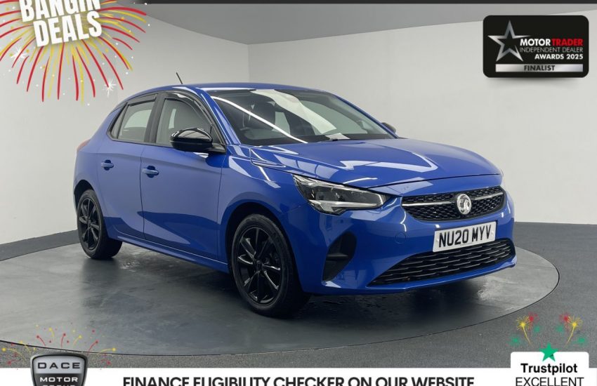 Used 2020 BLUE VAUXHALL CORSA for sale in Manchester