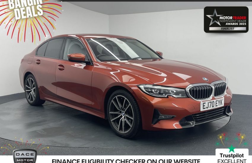 Used 2020 ORANGE BMW 3 SERIES for sale in Manchester
