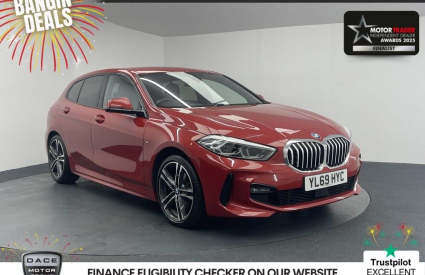 Used 2020 RED BMW 1 SERIES for sale in Manchester
