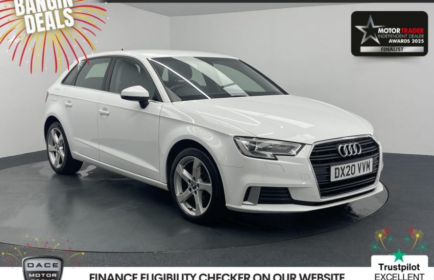 Used 2020 WHITE AUDI A3 for sale in Manchester