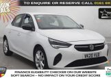 Used 2020 WHITE VAUXHALL CORSA for sale in Manchester