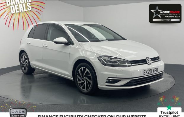 Used 2020 WHITE VOLKSWAGEN GOLF for sale in Manchester