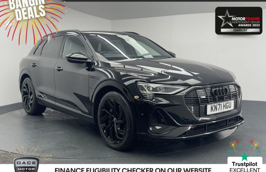 Used 2021 BLACK AUDI E-TRON for sale in Manchester