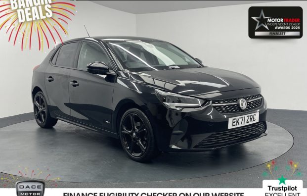 Used 2021 BLACK VAUXHALL CORSA for sale in Manchester