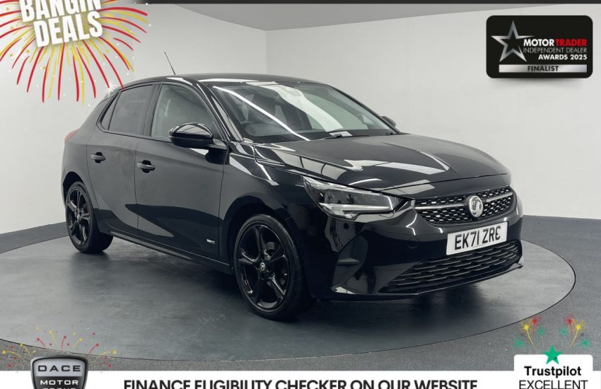 Used 2021 BLACK VAUXHALL CORSA for sale in Manchester