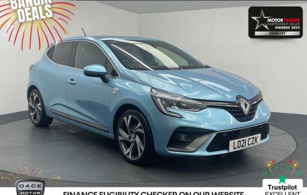 Used 2021 BLUE RENAULT CLIO for sale in Manchester