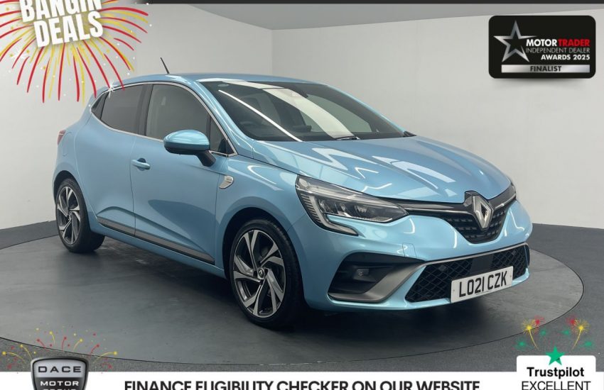Used 2021 BLUE RENAULT CLIO for sale in Manchester