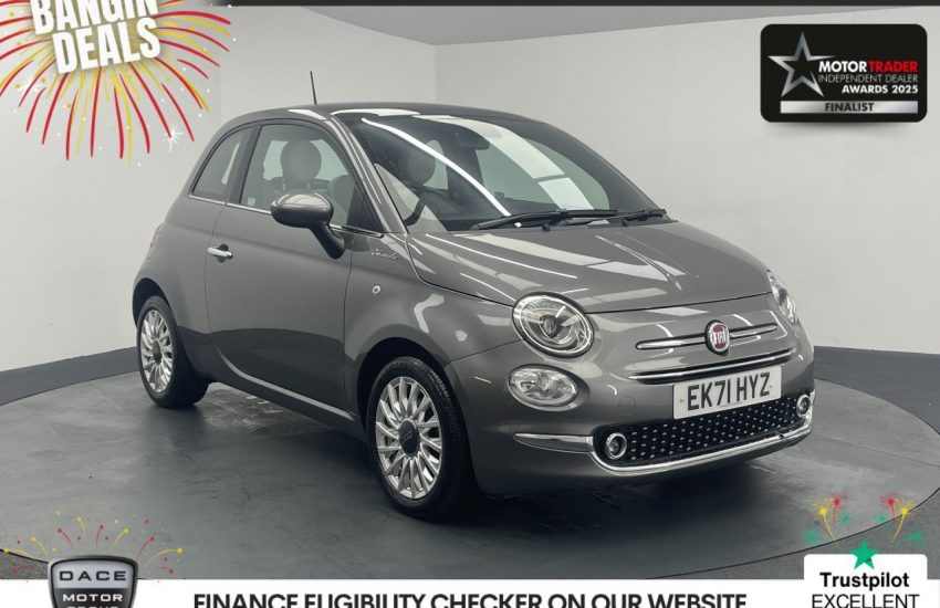 Used 2021 GREY FIAT 500 for sale in Manchester