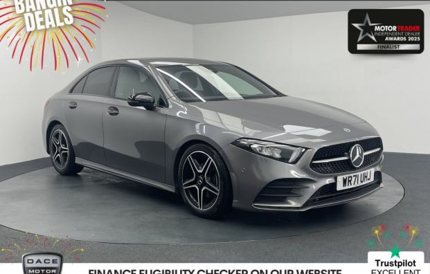 Used 2021 GREY MERCEDES-BENZ A-CLASS for sale in Manchester
