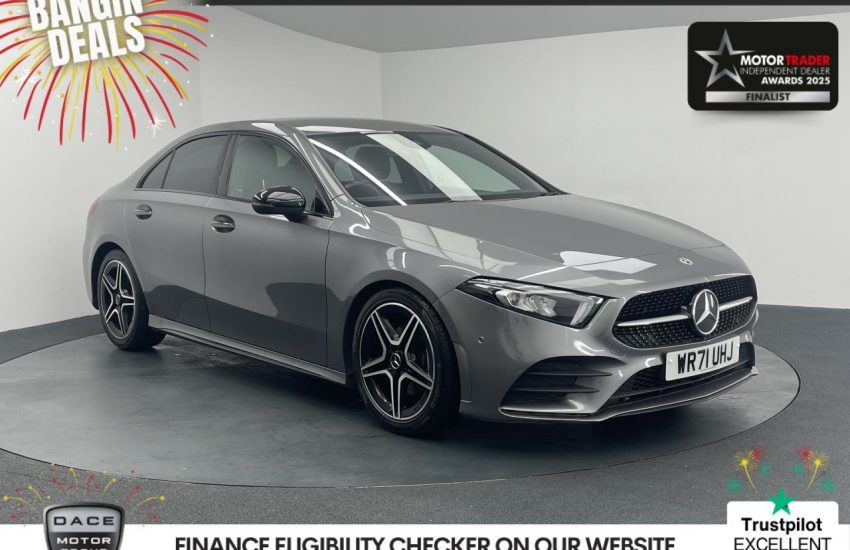 Used 2021 GREY MERCEDES-BENZ A-CLASS for sale in Manchester