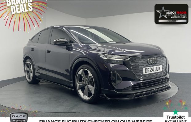 Used 2024 PURPLE AUDI Q4 E-TRON for sale in Manchester