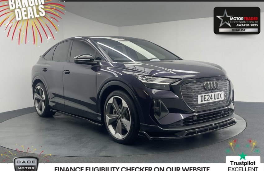 Used 2024 PURPLE AUDI Q4 E-TRON for sale in Manchester
