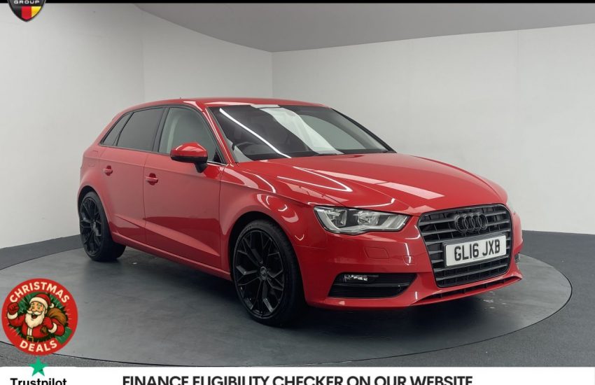 Used 2016 RED AUDI A3 for sale in Manchester