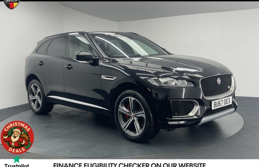 Used 2017 BLACK JAGUAR F-PACE for sale in Manchester