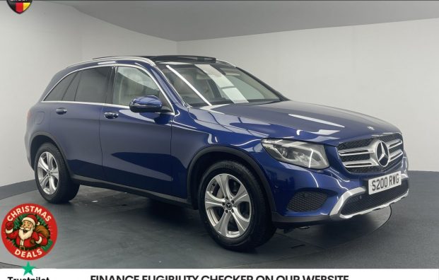 Used 2017 BLUE MERCEDES-BENZ GLC for sale in Manchester