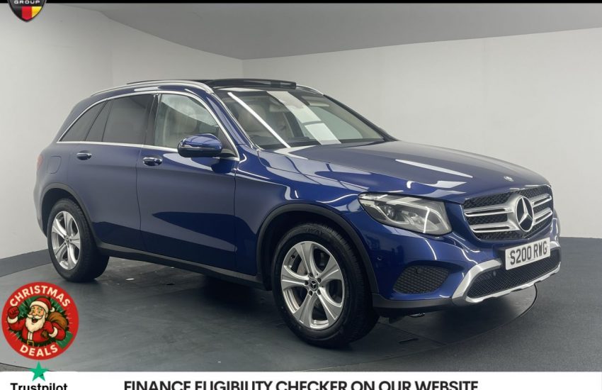 Used 2017 BLUE MERCEDES-BENZ GLC for sale in Manchester