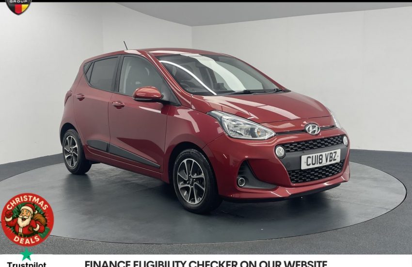 Used 2018 RED HYUNDAI I10 for sale in Manchester