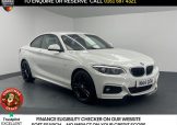 Used 2018 WHITE BMW 2 SERIES for sale in Manchester