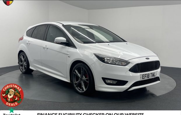 Used 2018 WHITE FORD FOCUS for sale in Manchester