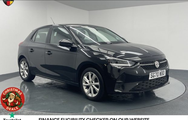 Used 2020 BLACK VAUXHALL CORSA for sale in Manchester