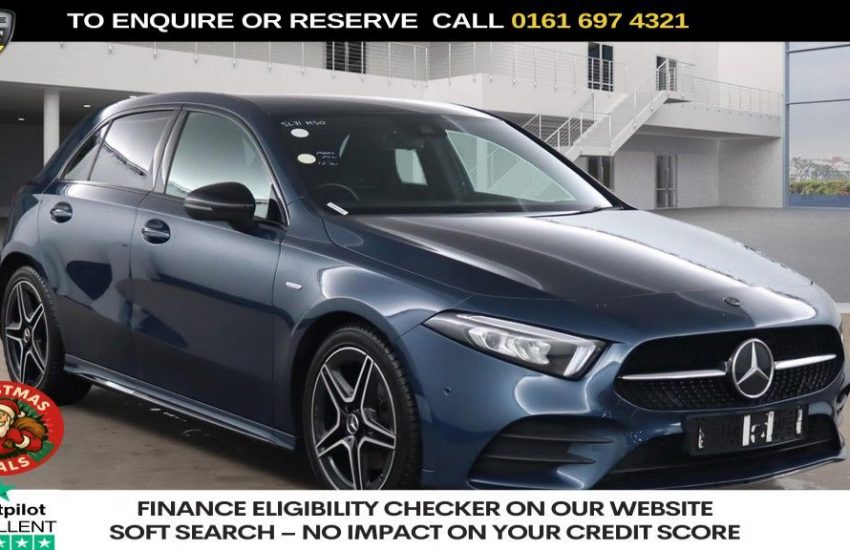 Used 2021 BLUE MERCEDES-BENZ A-CLASS for sale in Manchester