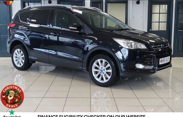 Used 2015 BLACK FORD KUGA for sale in Manchester