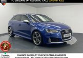 Used 2016 BLUE AUDI RS3 for sale in Manchester