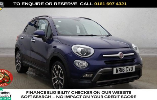 Used 2016 BLUE FIAT 500X for sale in Manchester