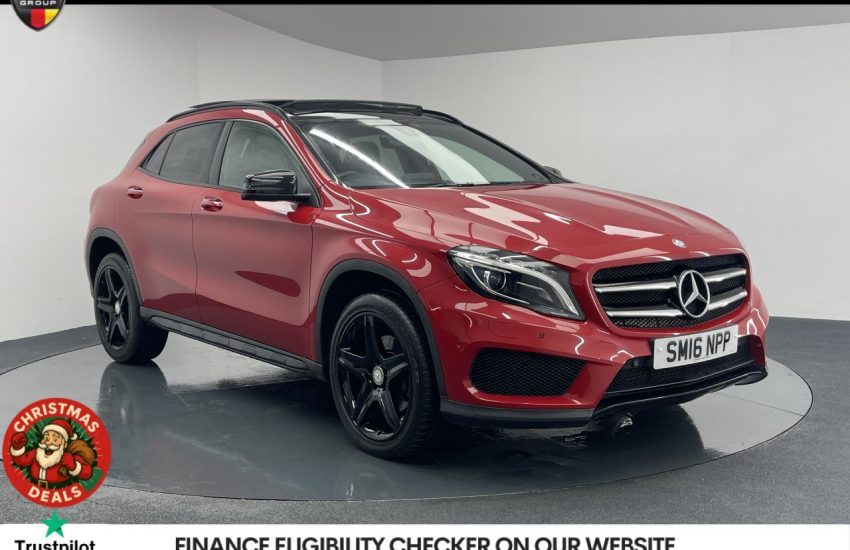 Used 2016 RED MERCEDES-BENZ GLA for sale in Manchester