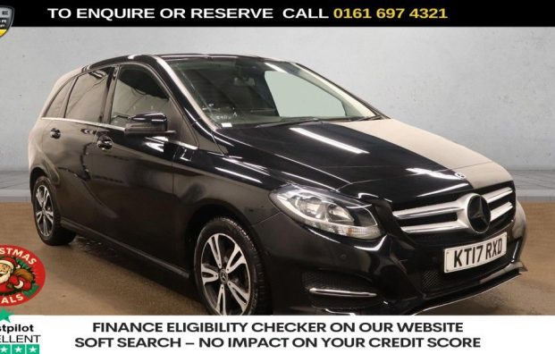 Used 2017 BLACK MERCEDES-BENZ B-CLASS for sale in Manchester
