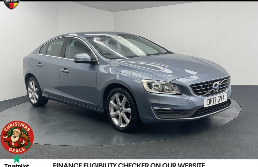 Used 2017 BLUE VOLVO S60 for sale in Manchester