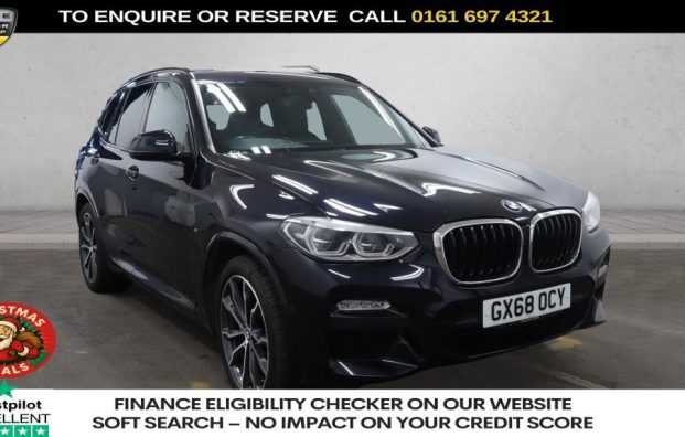 Used 2018 BLACK BMW X3 for sale in Manchester