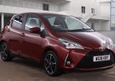 Used 2018 RED TOYOTA YARIS for sale in Manchester