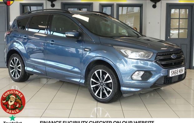 Used 2019 BLUE FORD KUGA for sale in Manchester