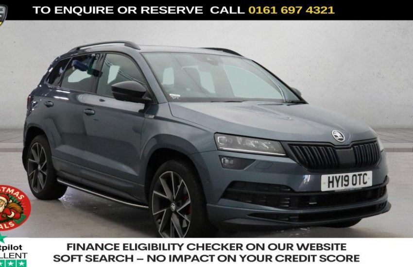 Used 2019 GREY SKODA KAROQ for sale in Manchester