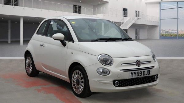 Used 2019 WHITE FIAT 500 for sale in Manchester