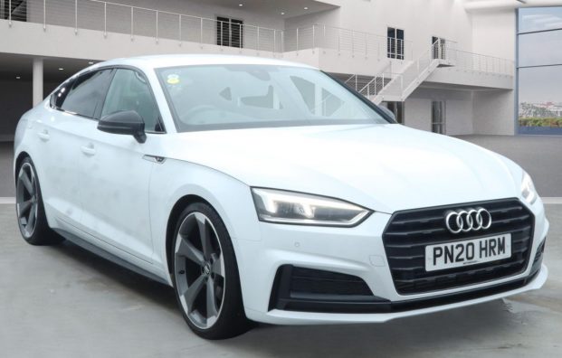Used 2020 WHITE AUDI A5 for sale in Manchester